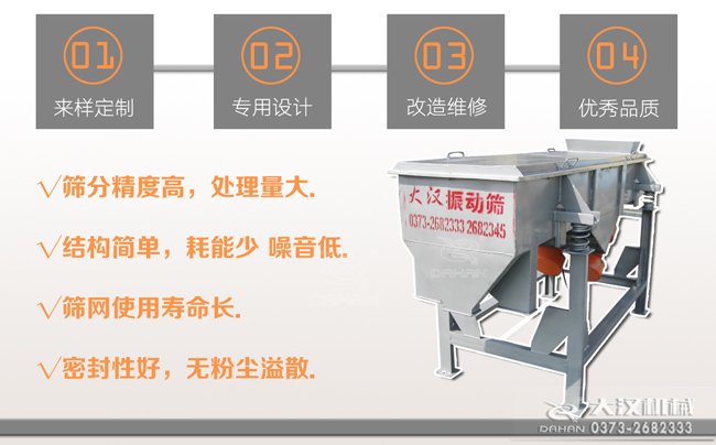 硫酸鎂顆粒直線振動(dòng)篩分機(jī)